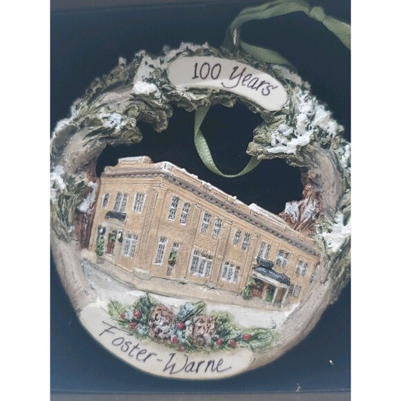 Hestia Ornament Foster Warne 100 Years 4091 Collingswood Nj Hanging Decoration - Picture 11 of 12